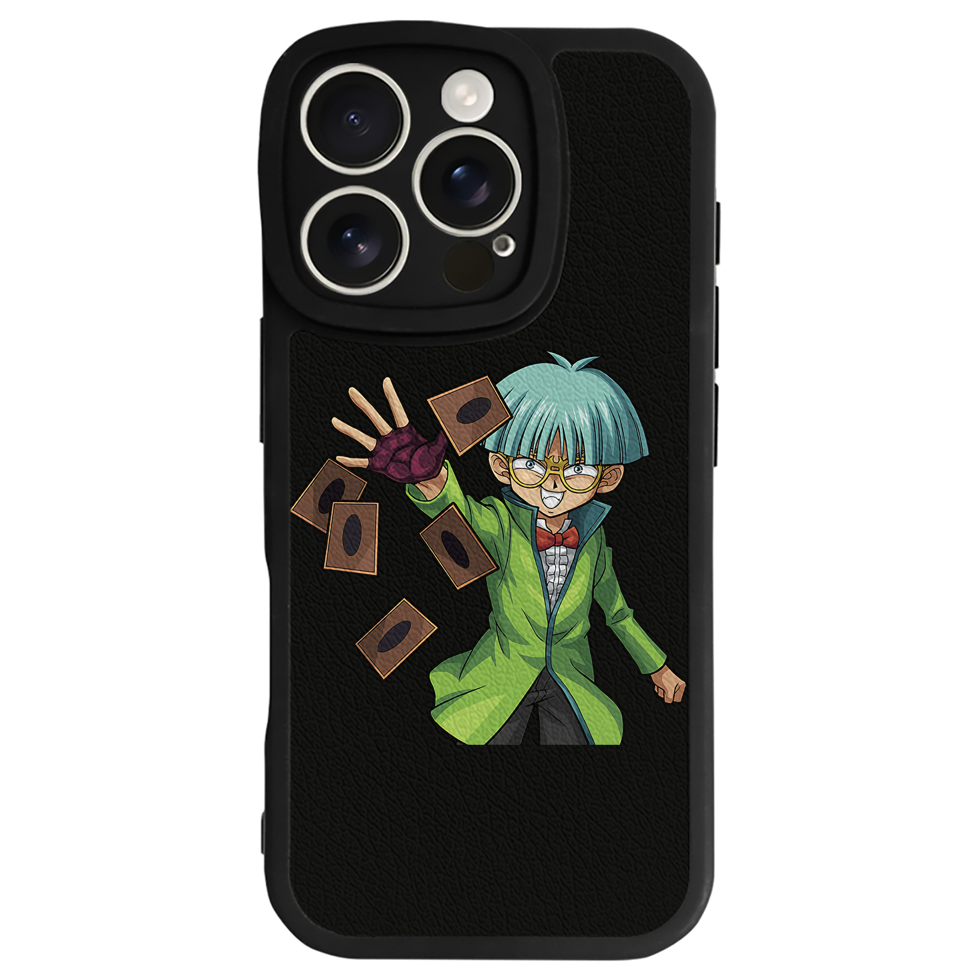 遊☆戯☆王 Yu-Gi-Oh! 【iPhone 16シリーズ対応】シリコンスマホケース（レザー調） 材質：シリコン